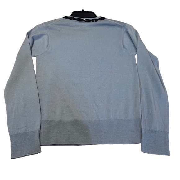 Marc Jacobs Button Down Sequin B0w Collar Sweater - Picture 7 of 9